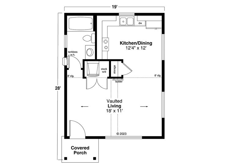 1st Floor Plan, 051H-0404