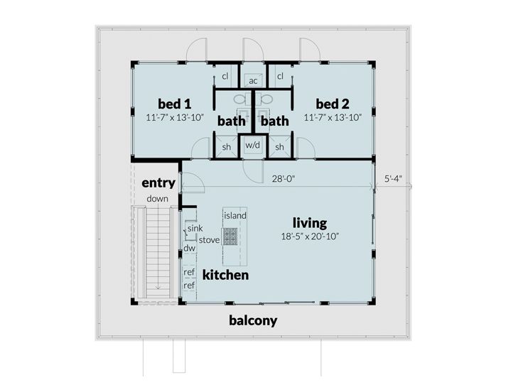 2nd Floor Plan, 052G-0038
