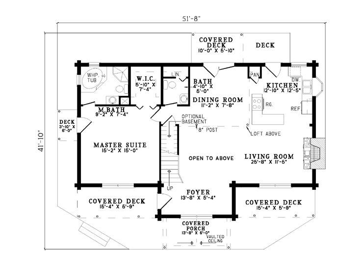 1st Floor Plan, 025L-0038