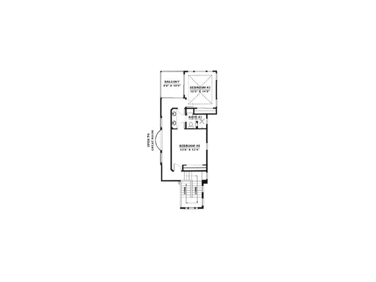 2nd Floor Plan, 037H-0108