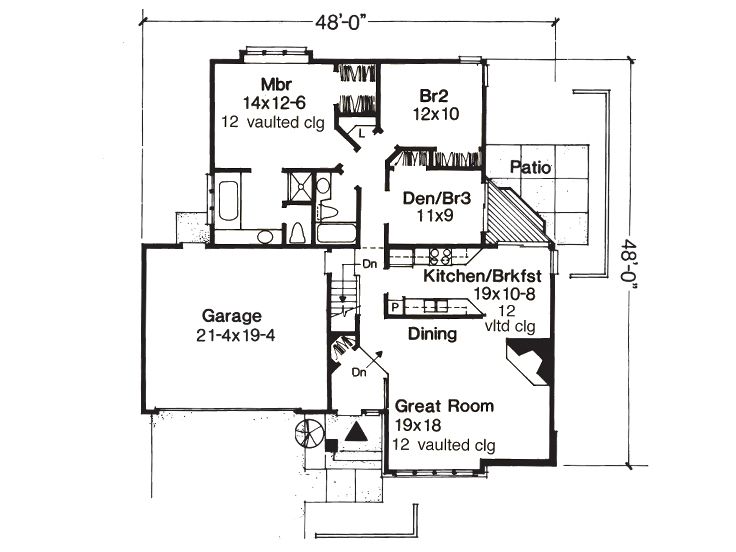 Floor Plan, 022H-0069