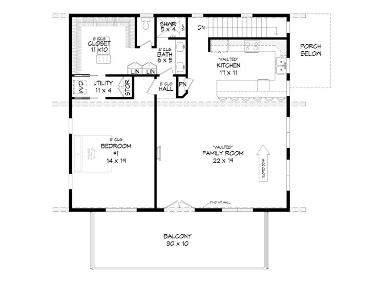 2nd Floor Plan, 062G-0262