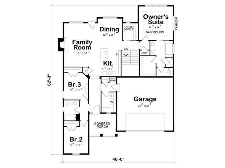 Floor Plan, 031H-0347