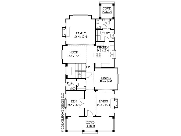1st Floor Plan, 035H-0008