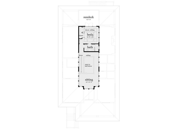 2nd Floor Plan, 052H-0084