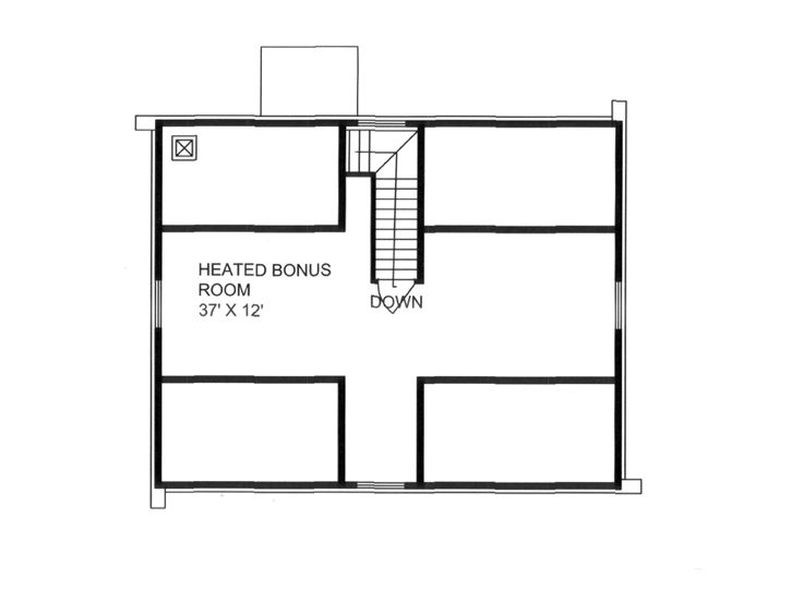2nd Floor Plan, 012L-0077