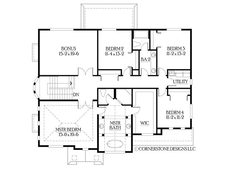 2nd Floor Plan, 035H-0025