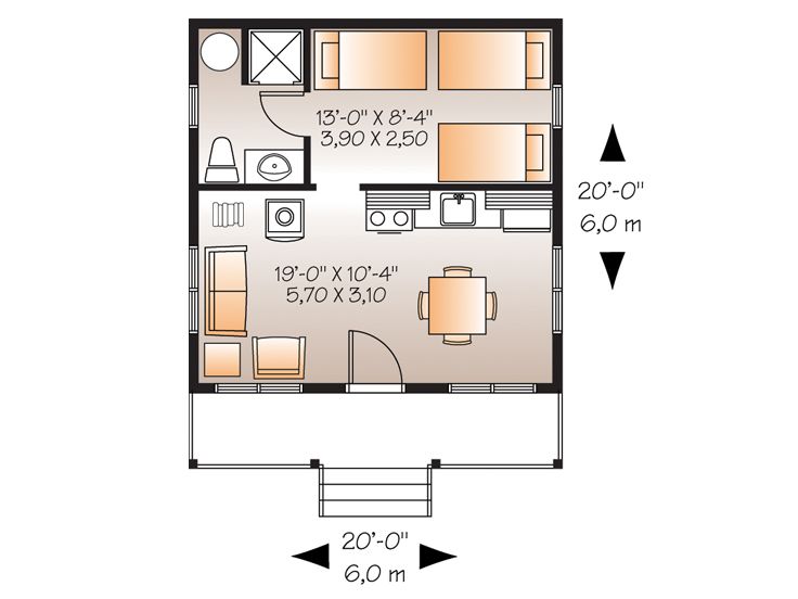 Floor Plan, 027H-0153