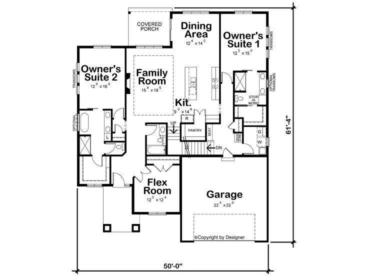 1st Floor Plan, 031H-0471
