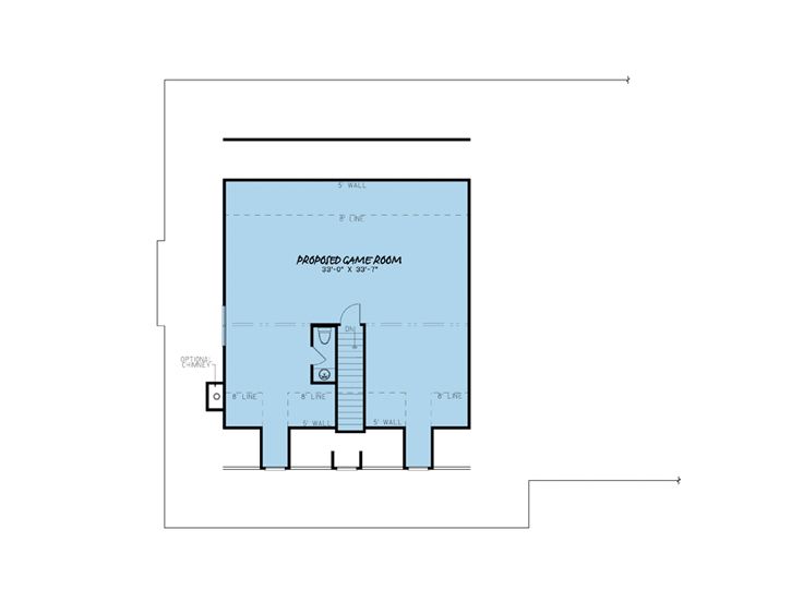 2nd Floor Plan, 074H-0082