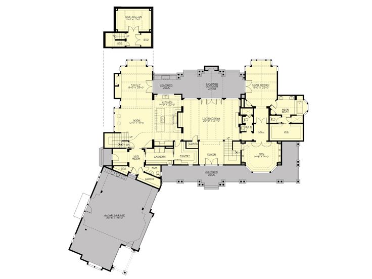 1st Floor Plan, 035H-0147
