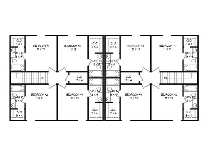 2nd Floor Plan, 062M-0002