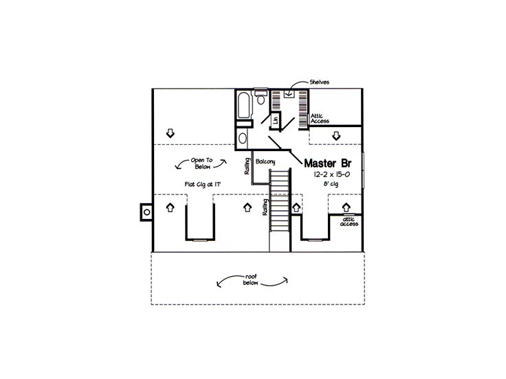 2nd Floor Plan, 047H-0024
