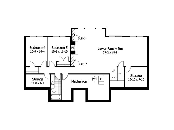 2nd Floor Plan, 023H-0128