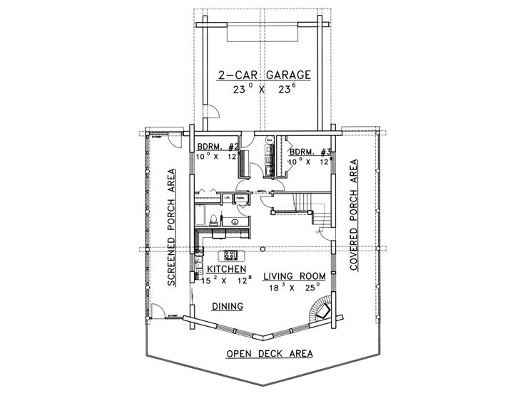 1st Floor Plan, 012L-0067