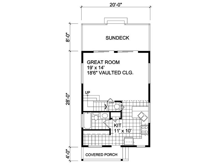 1st Floor Plan, 010H-0002