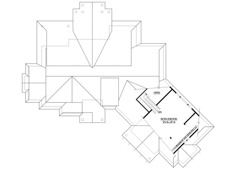 2nd Floor Plan, 035H-0049