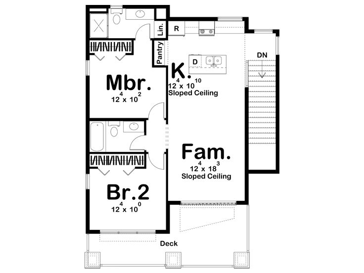 2nd Floor Plan, 050G-0097