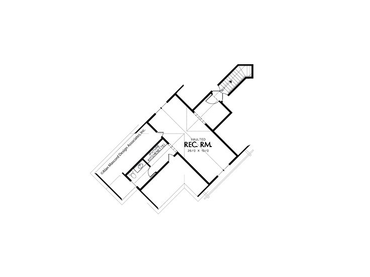 2nd Floor Plan, 034H-0033