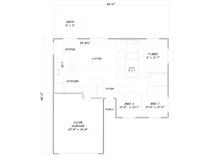 Floor Plan, 083H-0015