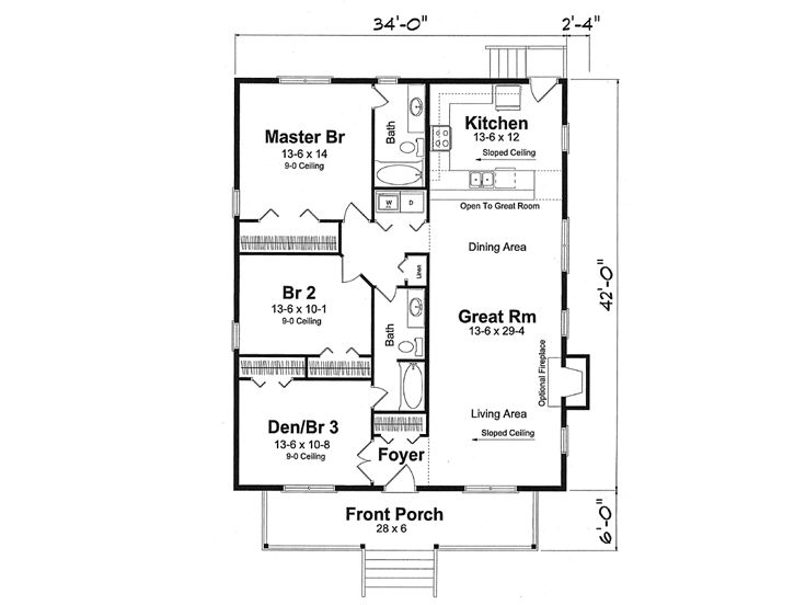 Opt. Floor Plan, 047H-0079