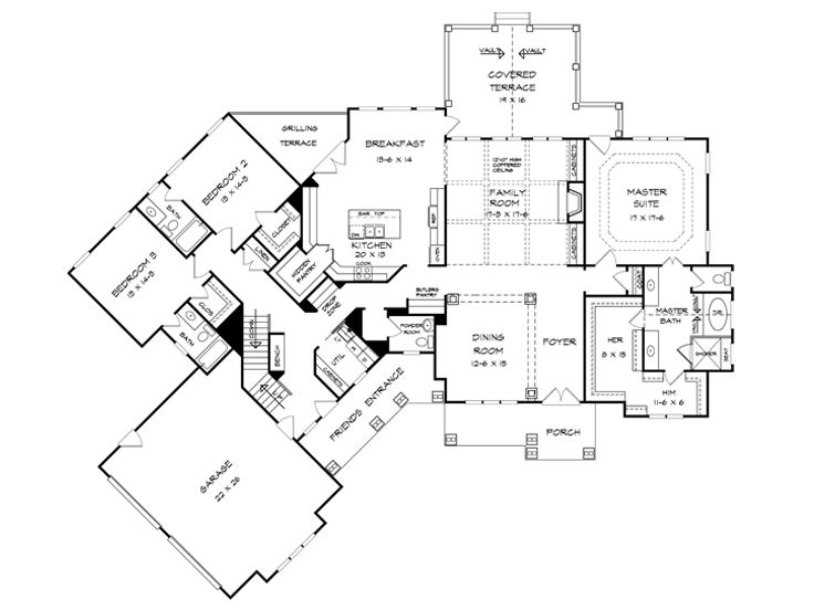 1st Floor Plan, 019H-0159