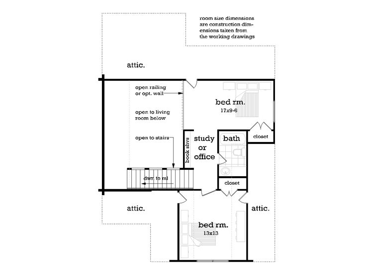 2nd Floor Plan, 021L-0002