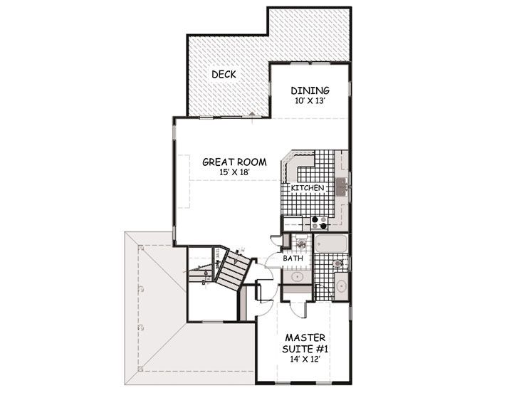 2nd Floor Plan, 041H-0130