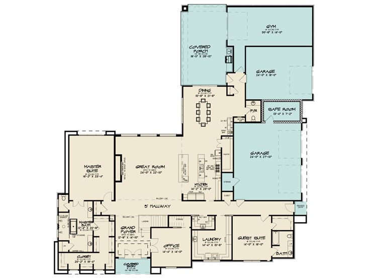 1st Floor Plan, 075H-0029