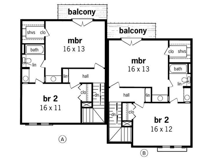2nd Floor Plan, 021M-0011