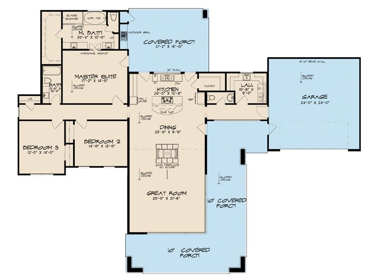Floor Plan, 075H-0002