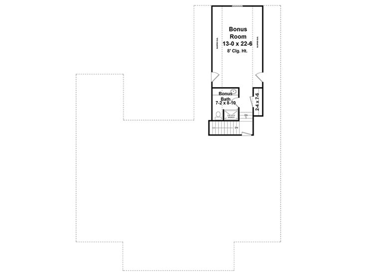 2nd Floor Plan, 001H-0236