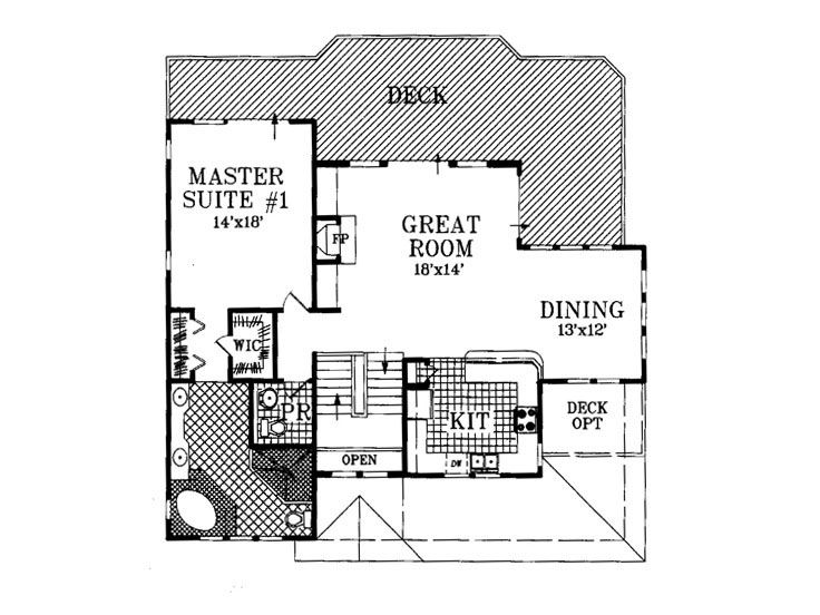 2nd Floor Plan, 041H-0044