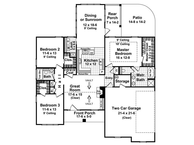 Floor Plan, 001H-0045