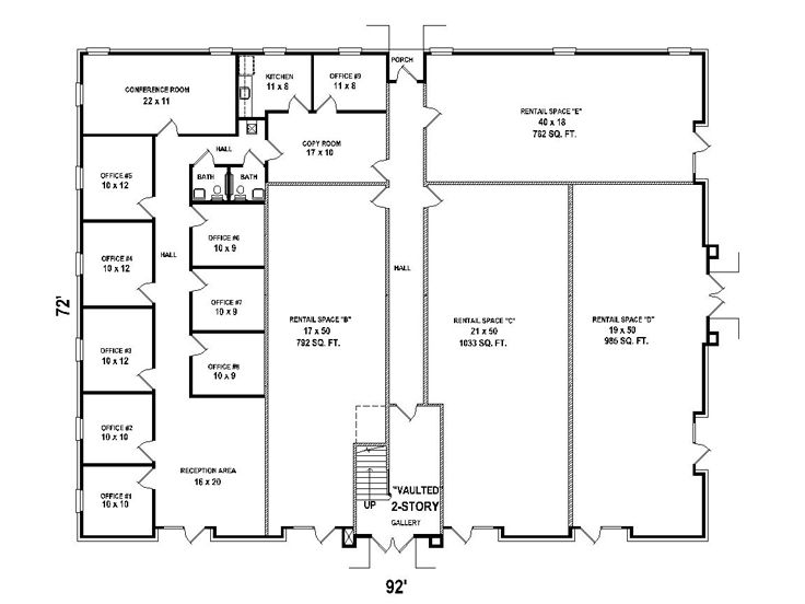 1st Floor Plan, 006C-0067
