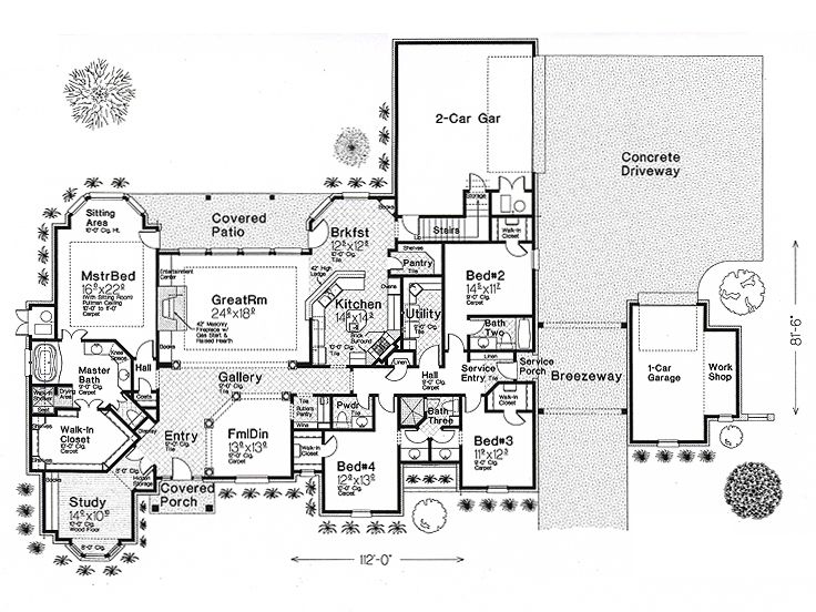 1st Floor Plan, 002H-0097