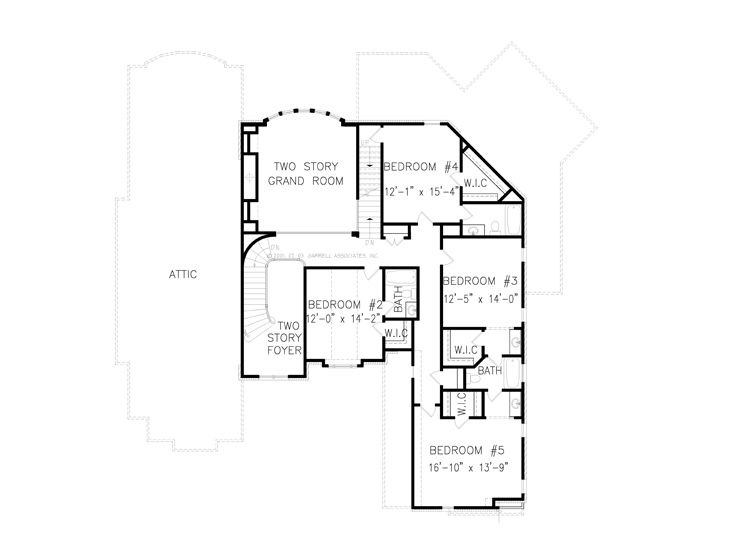 2nd Floor Plan, 084H-0006