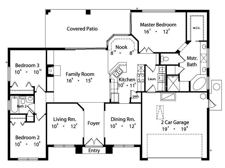 Floor Plan, 043H-0039