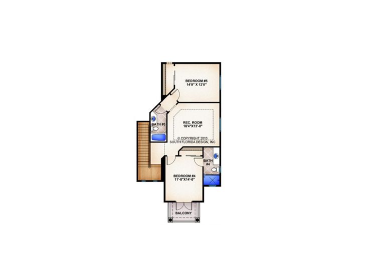 2nd Floor Plan, 069H-0001