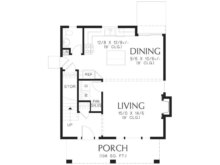 1st Floor Plan, 034H-0471