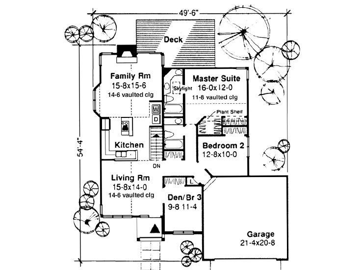 Floor Plan, 022H-0008