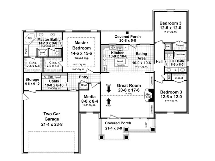 Floor Plan, 001H-0140