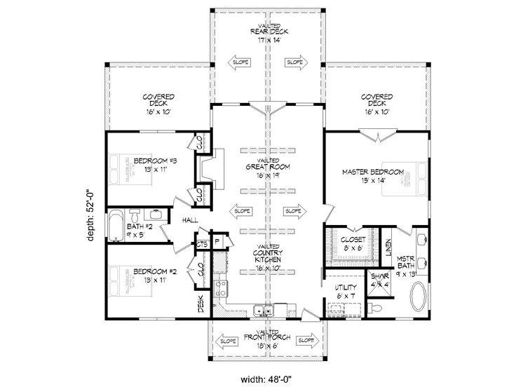 Floor Plan, 062H-0289
