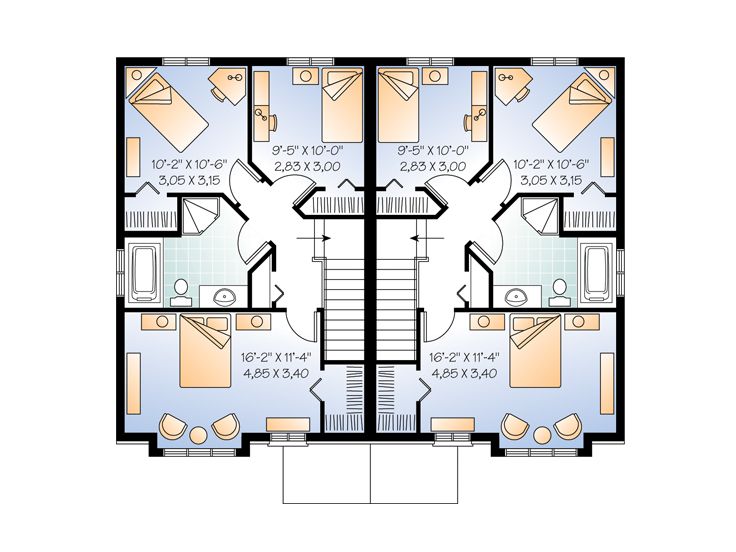 2nd Floor Plan, 027M-0028