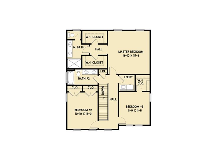 2nd Floor Plan, 082H-0011