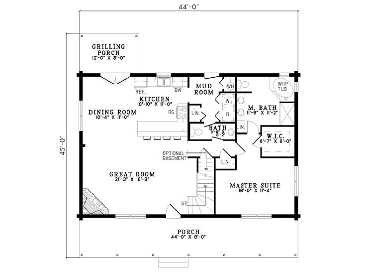 1st Floor Plan, 025L-0032