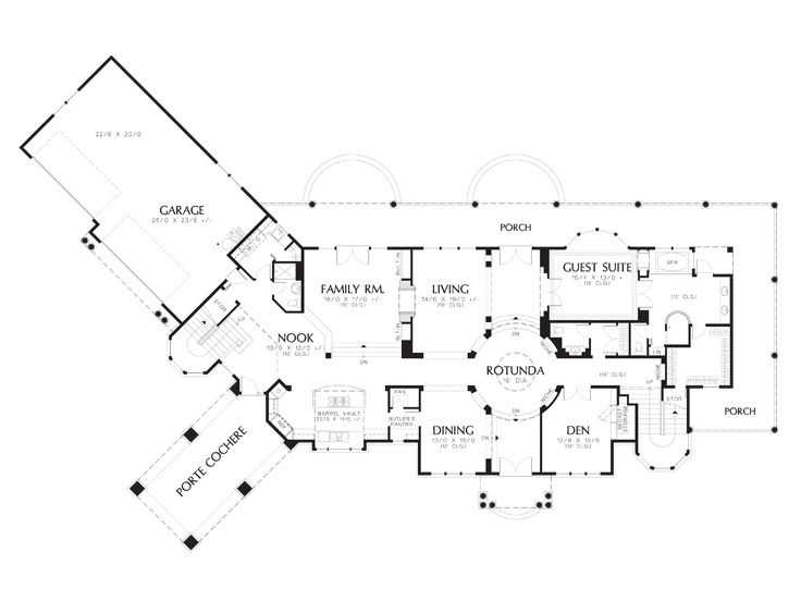 1st Floor Plan, 034H-0359