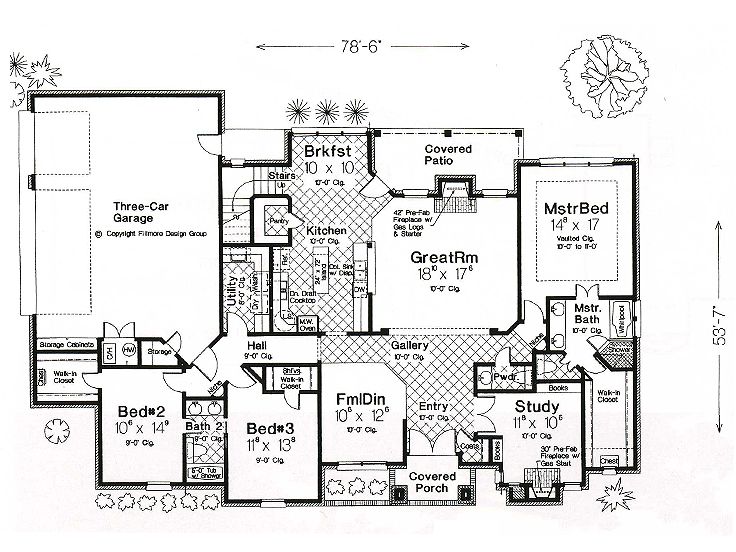 1st Floor Plan, 002H-0036