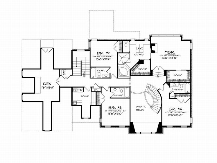 2nd Floor Plan, 020H-0095
