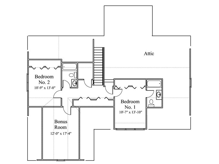 2nd Floor Plan, 049H-0009
